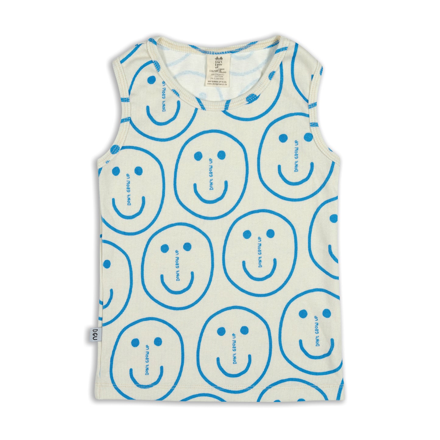 DON'T FORGET TO SMILE TANK TOP GERIPPT